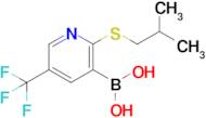 (2-(Isobutylthio)-5-(trifluoromethyl)pyridin-3-yl)boronic acid