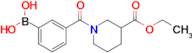 (3-(3-(Ethoxycarbonyl)piperidine-1-carbonyl)phenyl)boronic acid