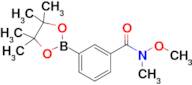 N-Methoxy-N-methyl-3-(4,4,5,5-tetramethyl-1,3,2-dioxaborolan-2-yl)benzamide