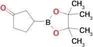 3-(4,4,5,5-Tetramethyl-1,3,2-dioxaborolan-2-yl)cyclopentan-1-one