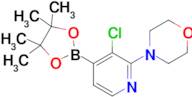 4-(3-Chloro-4-(4,4,5,5-tetramethyl-1,3,2-dioxaborolan-2-yl)pyridin-2-yl)morpholine