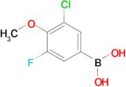 (3-Chloro-5-fluoro-4-methoxyphenyl)boronic acid