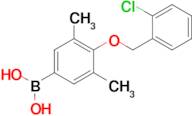 (4-((2-Chlorobenzyl)oxy)-3,5-dimethylphenyl)boronic acid