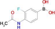 (4-Acetamido-3-fluorophenyl)boronic acid