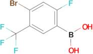 (4-Bromo-2-fluoro-5-(trifluoromethyl)phenyl)boronic acid