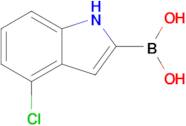 (4-Chloro-1H-indol-2-yl)boronic acid