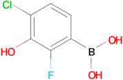 (4-Chloro-2-fluoro-3-hydroxyphenyl)boronic acid