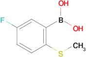 (5-Fluoro-2-(methylthio)phenyl)boronic acid