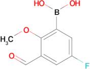 (5-Fluoro-3-formyl-2-methoxyphenyl)boronic acid