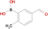 (5-Formyl-2-methylphenyl)boronic acid