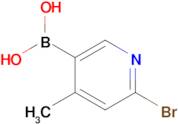 (6-Bromo-4-methylpyridin-3-yl)boronic acid