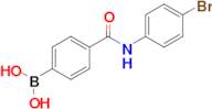 (4-((4-Bromophenyl)carbamoyl)phenyl)boronic acid
