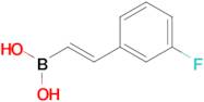 (E)-(3-Fluorostyryl)boronic acid