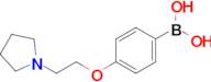 (4-(2-(Pyrrolidin-1-yl)ethoxy)phenyl)boronic acid