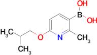 (6-Isobutoxy-2-methylpyridin-3-yl)boronic acid