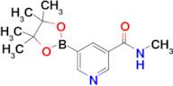 n-Methyl-5-(4,4,5,5-tetramethyl-1,3,2-dioxaborolan-2-yl)nicotinamide