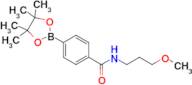 n-(3-Methoxypropyl)-4-(4,4,5,5-tetramethyl-1,3,2-dioxaborolan-2-yl)benzamide