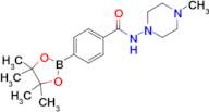 n-(4-Methylpiperazin-1-yl)-4-(4,4,5,5-tetramethyl-1,3,2-dioxaborolan-2-yl)benzamide
