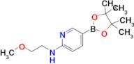 N-(2-Methoxyethyl)-5-(4,4,5,5-tetramethyl-1,3,2-dioxaborolan-2-yl)-2-pyridinamine