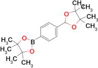 4,4,5,5-Tetramethyl-2-(4-(4,4,5,5-tetramethyl-1,3-dioxolan-2-yl)phenyl)-1,3,2-dioxaborolane
