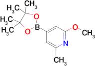 2-Methoxy-6-methyl-4-(4,4,5,5-tetramethyl-1,3,2-dioxaborolan-2-yl)pyridine