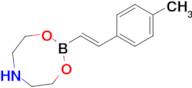(E)-2-(4-Methylstyryl)-1,3,6,2-dioxazaborocane