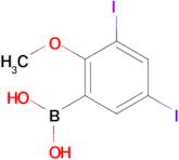 (3,5-Diiodo-2-methoxyphenyl)boronic acid