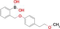 (2-((4-(2-Methoxyethyl)phenoxy)methyl)phenyl)boronic acid