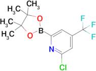 2-Chloro-6-(4,4,5,5-tetramethyl-1,3,2-dioxaborolan-2-yl)-4-(trifluoromethyl)pyridine