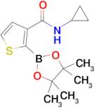 N-Cyclopropyl-2-(4,4,5,5-tetramethyl-1,3,2-dioxaborolan-2-yl)thiophene-3-carboxamide