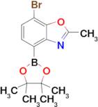 7-Bromo-2-methyl-4-(4,4,5,5-tetramethyl-1,3,2-dioxaborolan-2-yl)benzo[d]oxazole