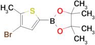 2-(4-Bromo-5-methylthiophen-2-yl)-4,4,5,5-tetramethyl-1,3,2-dioxaborolane