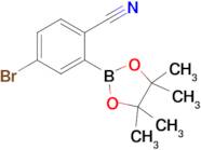 4-Bromo-2-(4,4,5,5-tetramethyl-1,3,2-dioxaborolan-2-yl)benzonitrile