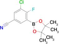 3-Chloro-4-fluoro-5-(4,4,5,5-tetramethyl-1,3,2-dioxaborolan-2-yl)benzonitrile