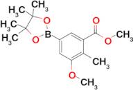 Methyl 3-methoxy-2-methyl-5-(4,4,5,5-tetramethyl-1,3,2-dioxaborolan-2-yl)benzoate