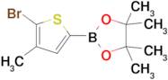 2-(5-Bromo-4-methylthiophen-2-yl)-4,4,5,5-tetramethyl-1,3,2-dioxaborolane