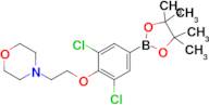 4-(2-(2,6-Dichloro-4-(4,4,5,5-tetramethyl-1,3,2-dioxaborolan-2-yl)phenoxy)ethyl)morpholine