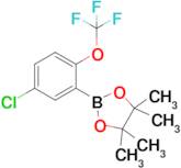 2-(5-Chloro-2-(trifluoromethoxy)phenyl)-4,4,5,5-tetramethyl-1,3,2-dioxaborolane