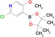 2-Chloro-5-methoxy-4-(4,4,5,5-tetramethyl-1,3,2-dioxaborolan-2-yl)pyridine