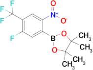 2-(5-Fluoro-2-nitro-4-(trifluoromethyl)phenyl)-4,4,5,5-tetramethyl-1,3,2-dioxaborolane