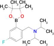 N-(4-Fluoro-2-(4,4,5,5-tetramethyl-1,3,2-dioxaborolan-2-yl)benzyl)-n-isopropylpropan-2-amine