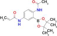 N-(4-Acetamido-3-(4,4,5,5-tetramethyl-1,3,2-dioxaborolan-2-yl)phenyl)acrylamide