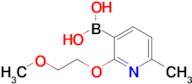 [2-(2-Methoxyethoxy)-6-methylpyridin-3-yl]boronic acid