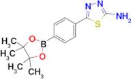 5-(4-(4,4,5,5-Tetramethyl-1,3,2-dioxaborolan-2-yl)phenyl)-1,3,4-thiadiazol-2-amine