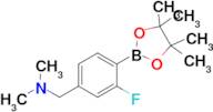 1-(3-Fluoro-4-(4,4,5,5-tetramethyl-1,3,2-dioxaborolan-2-yl)phenyl)-N,N-dimethylmethanamine