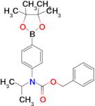 Benzyl isopropyl(4-(4,4,5,5-tetramethyl-1,3,2-dioxaborolan-2-yl)phenyl)carbamate