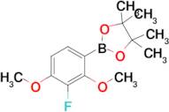 2-(3-Fluoro-2,4-dimethoxyphenyl)-4,4,5,5-tetramethyl-1,3,2-dioxaborolane