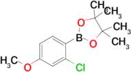 2-(2-Chloro-4-methoxyphenyl)-4,4,5,5-tetramethyl-1,3,2-dioxaborolane