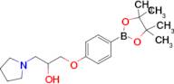 1-(Pyrrolidin-1-yl)-3-(4-(4,4,5,5-tetramethyl-1,3,2-dioxaborolan-2-yl)phenoxy)propan-2-ol