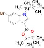 6-Bromo-1-(tert-Butyldimethylsilyl)-3-(4,4,5,5-tetramethyl-1,3,2-dioxaborolan-2-yl)-1H-indole